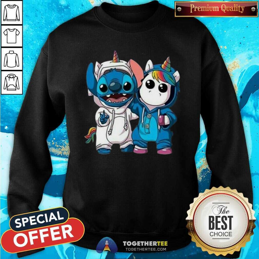Pretty Lilo And Stitch With Unicorn 2021 Shirt