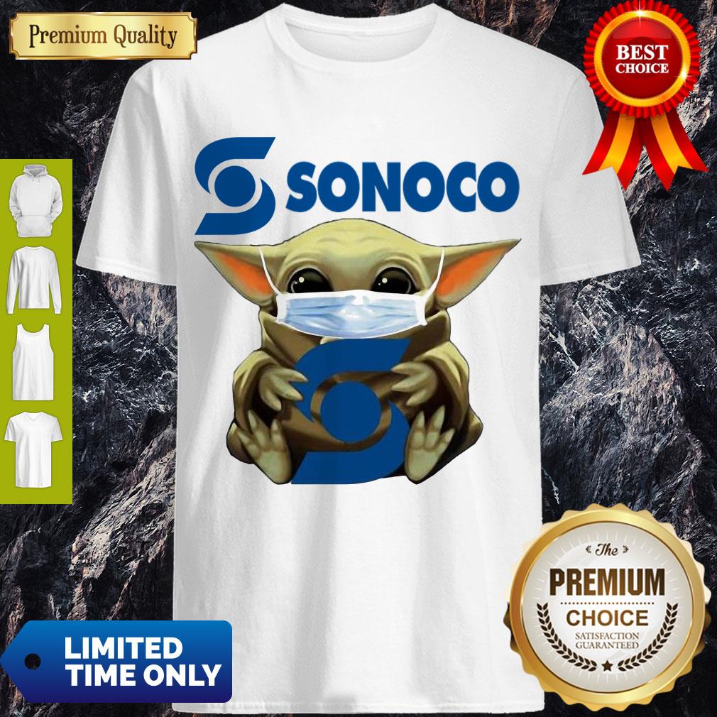 Pretty Star Wars Baby Yoda Hug Sonoco Covid 19 T-Shirt