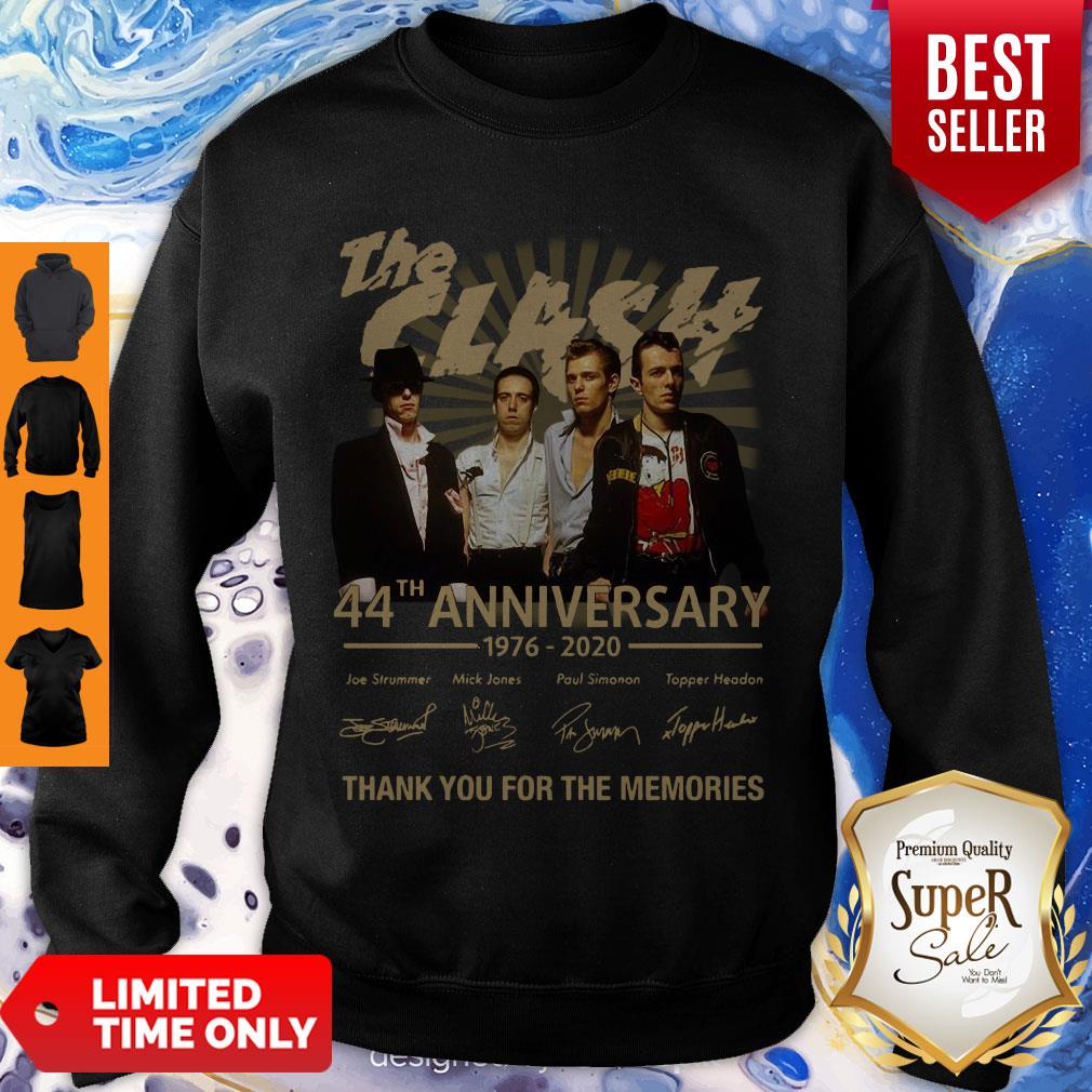 Pretty The Clash 44th Anniversary 1976-2020 All Signature Shirt