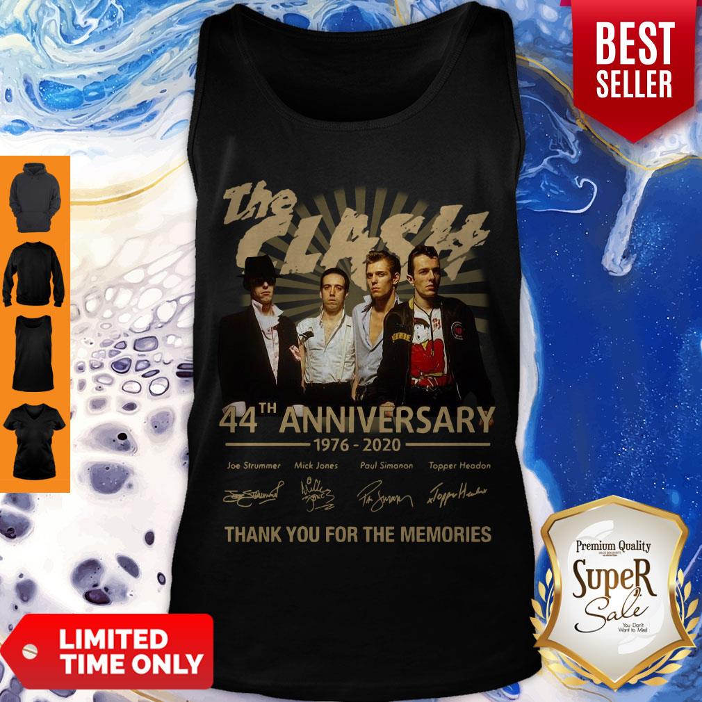 Pretty The Clash 44th Anniversary 1976-2020 All Signature Shirt