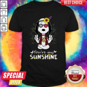 Nice Snoopy You Are My Sunshine Shirt
