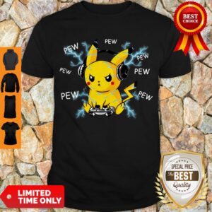 Official Pikachu Pew Pew Pew Pew Pew Pew Shirt