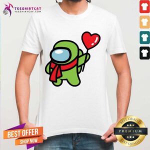 Nice Among Us Heart 2021 Valentine Shirt