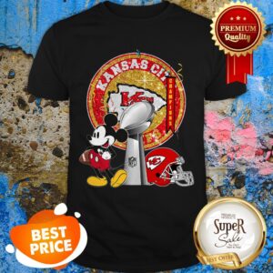 Mickey Mouse And Kansas City Chiefs Champions Super Bowl Shirt