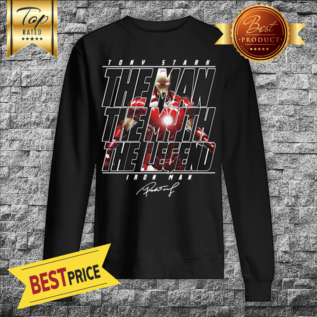Robert Downey Jr The Man The Myth The Legend Iron Man Shirt