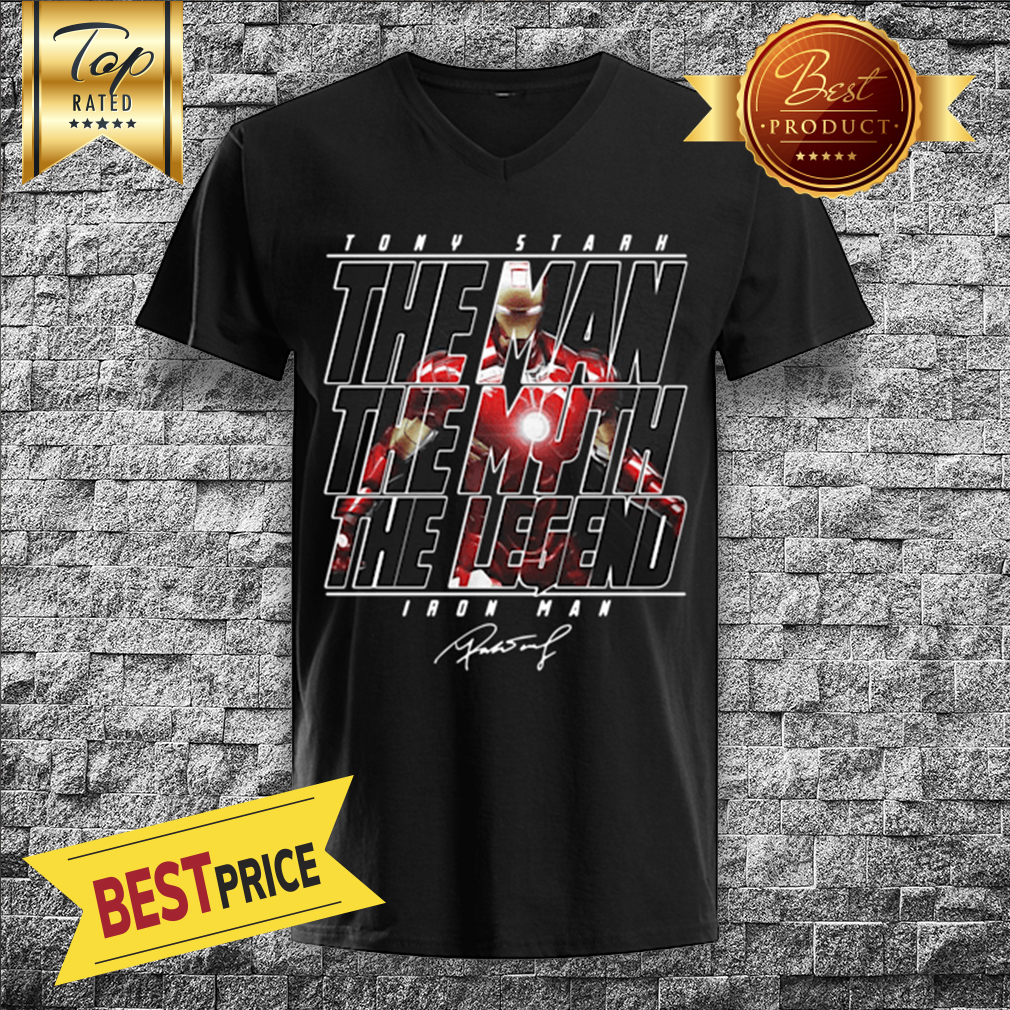 Robert Downey Jr The Man The Myth The Legend Iron Man Shirt
