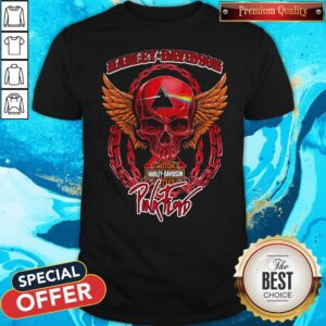 Skull Motor Harley Davidson Cycles Pink Floyd Shirt