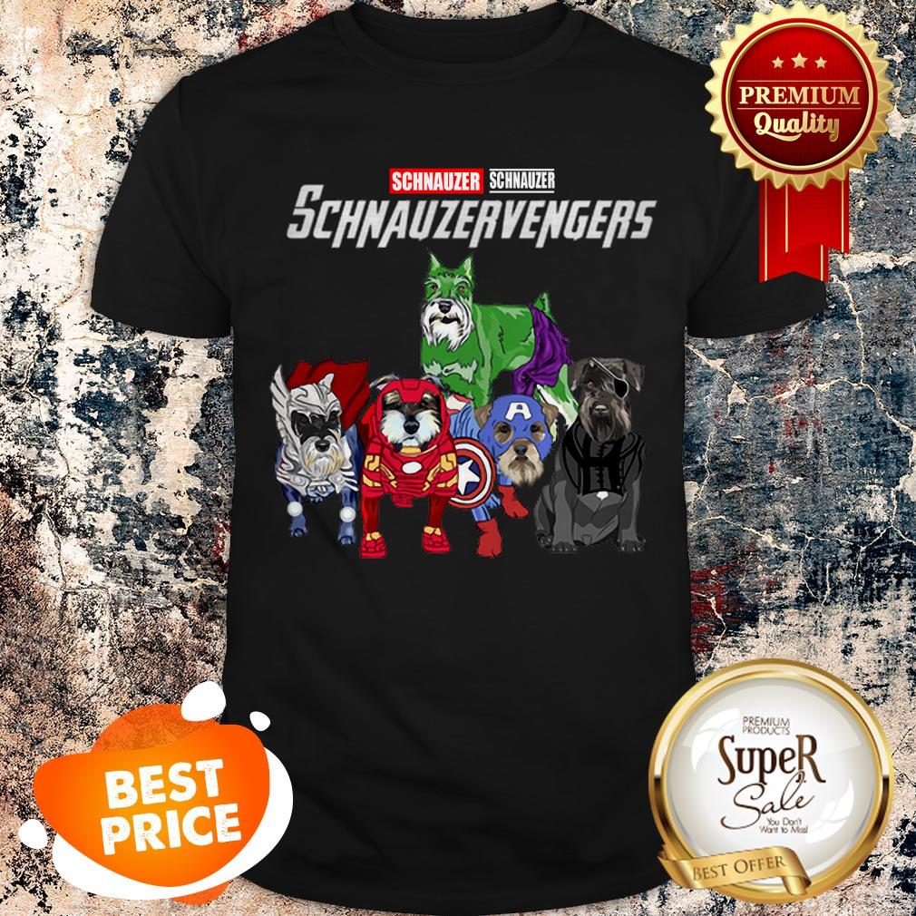 Schnauzer Schnauzervengers Marvel Avengers Endgame Shirt