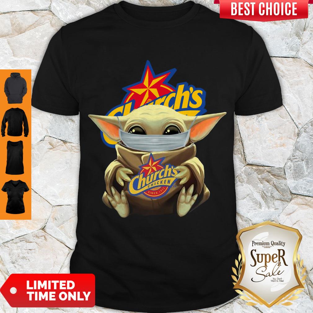 Official Baby Yoda Face Mask Church’s Chicken Shirt