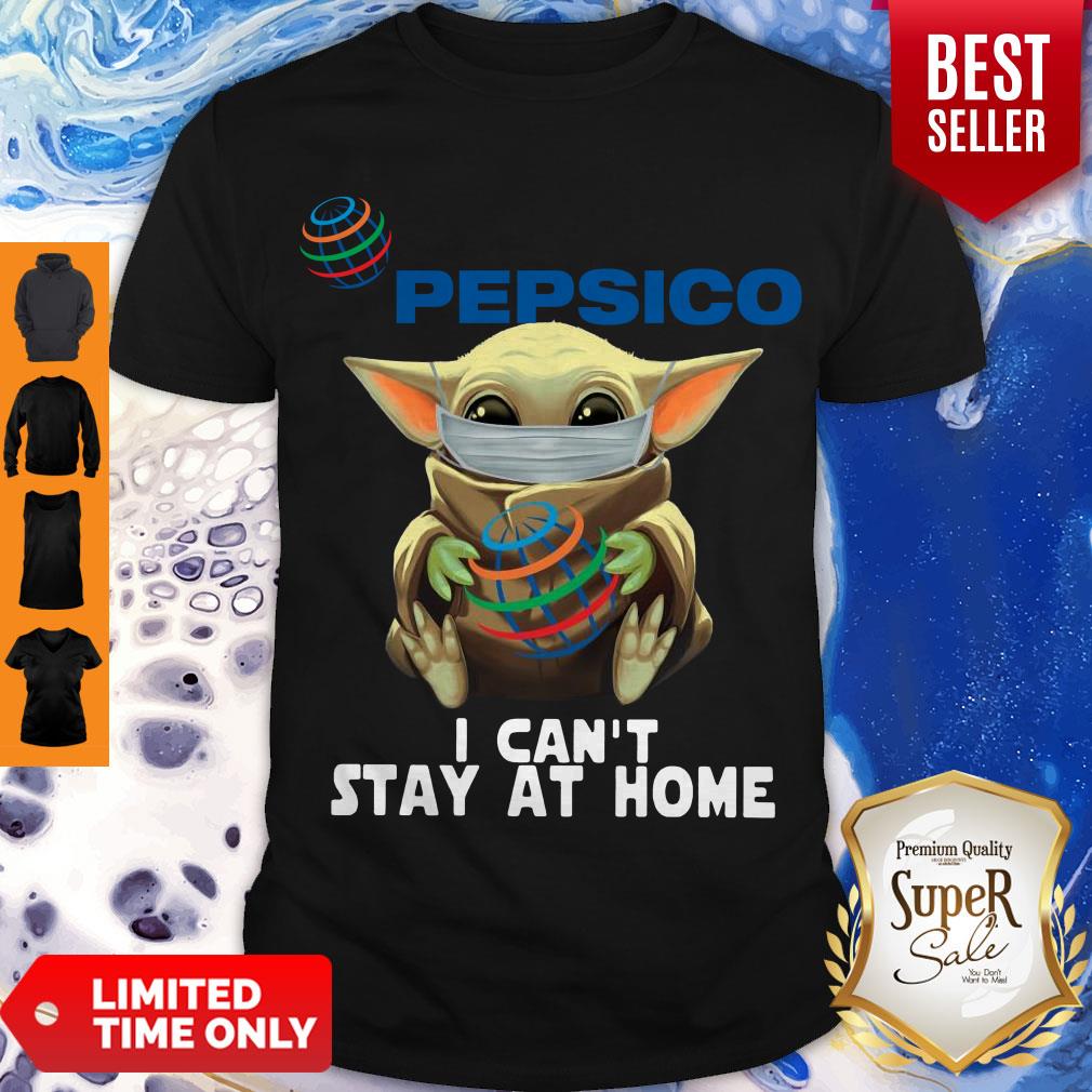 Premium Baby Yoda Mask Pepsico I Can’t Stay At Home Coronavirus Shirt