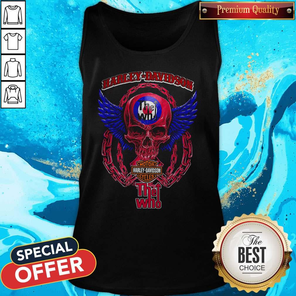 Skull Motor Harley Davidson Cycles The Who Shirt