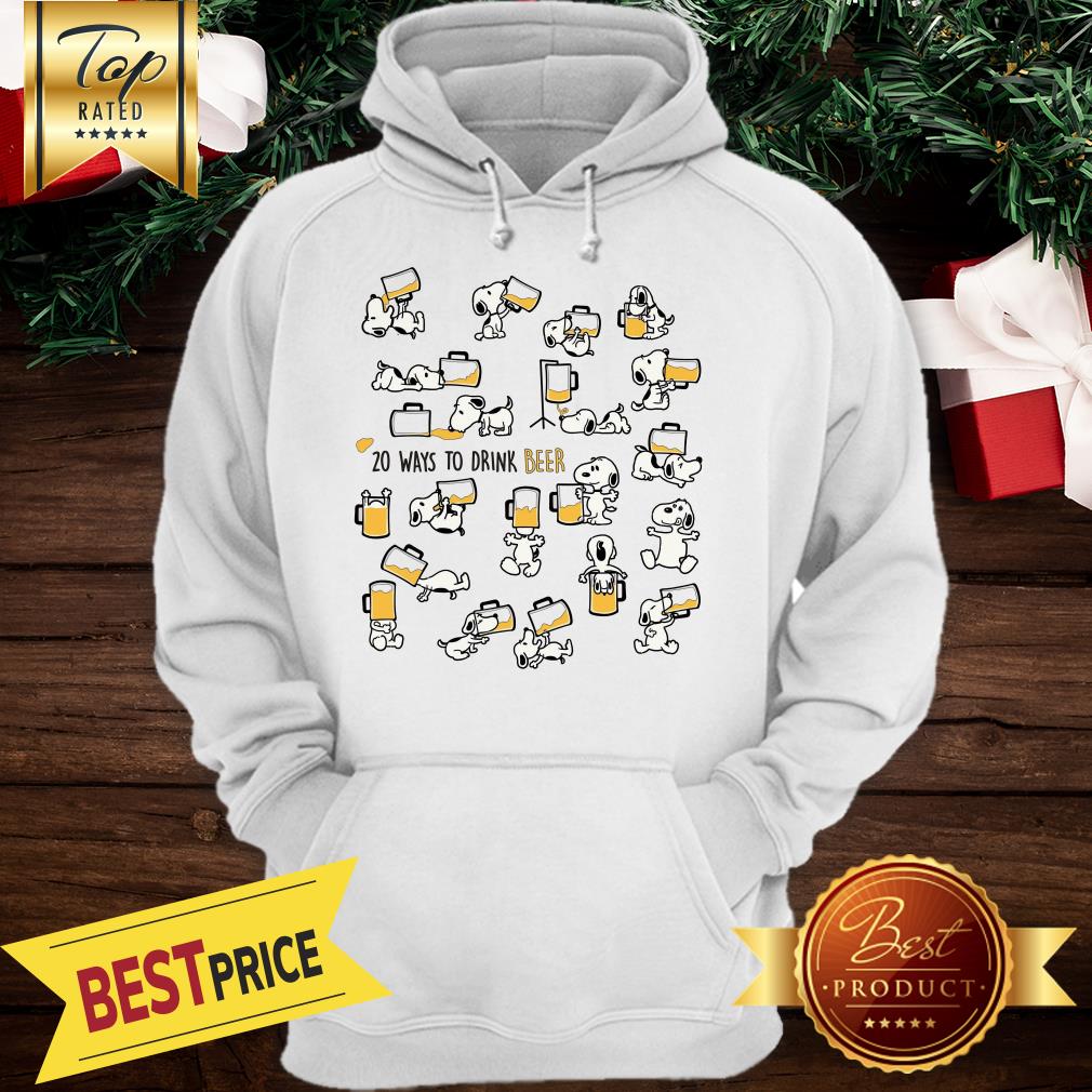 Snoopy 20 Ways To Drink Beer Shirt
