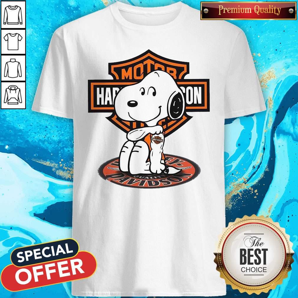 Snoopy Tattoo Motor Harley Davidson Shirt
