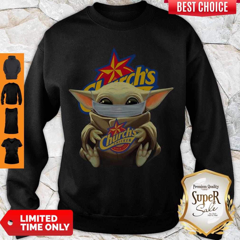 Official Baby Yoda Face Mask Church’s Chicken Shirt