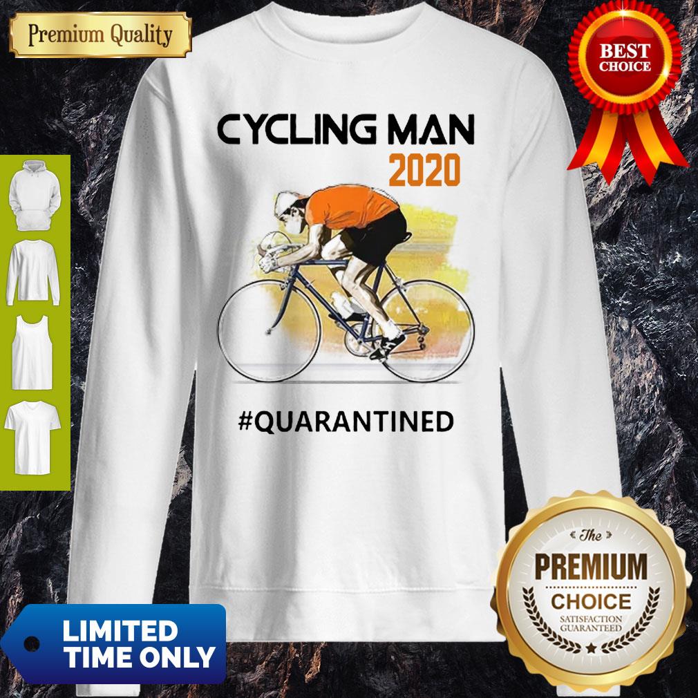 Nice Cycling Man Mask 2020 Quarantined Coronavirus Shirt