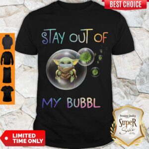 Cute Baby Yoda Corona 2020 Stay Out Of My Bubble Shirt