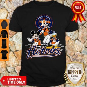 Funny Mickey Mouse Goofy And Donald Duck Houston Astros Shirt