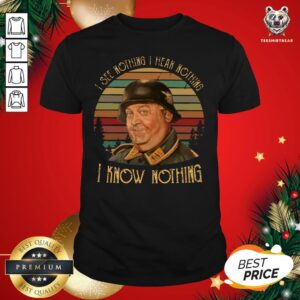 Hot John Banner I See Nothing I Hear Nothing I Know Nothing Vintage Shirt
