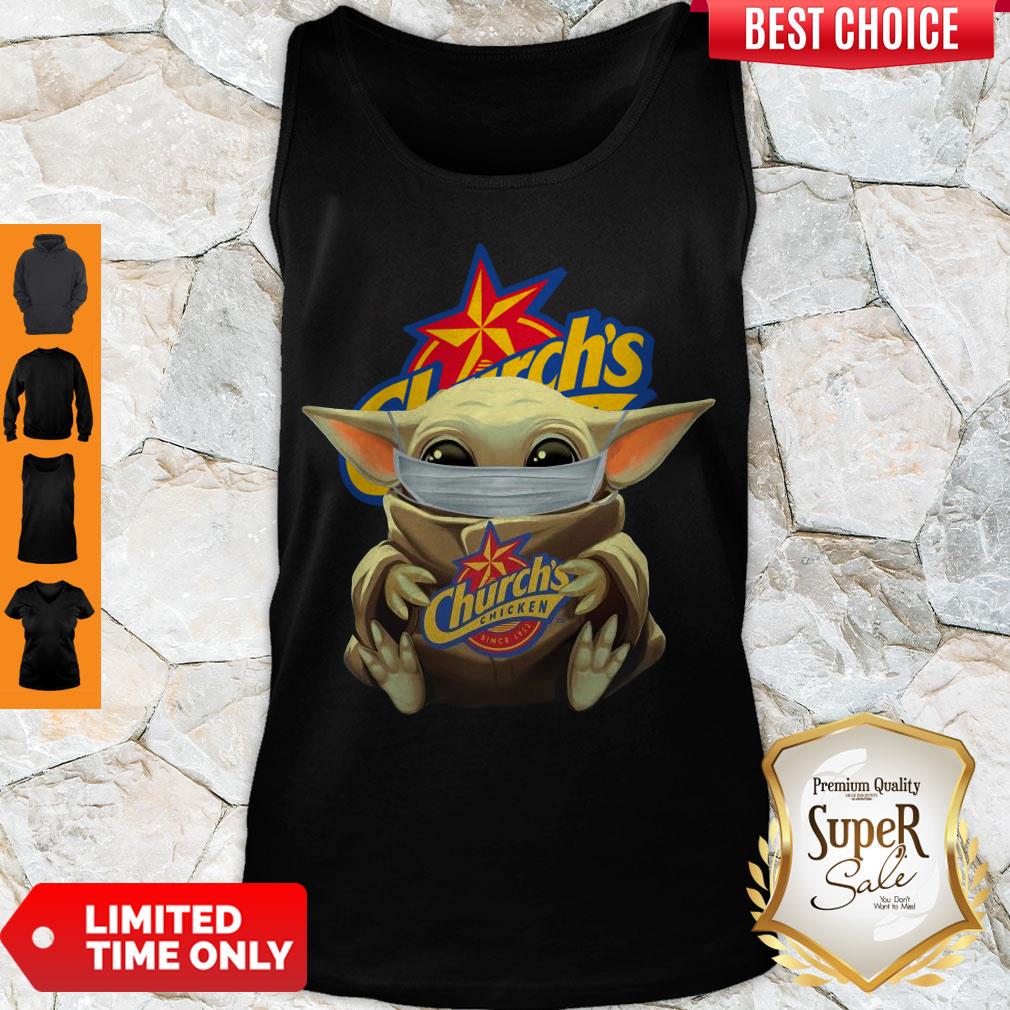 Official Baby Yoda Face Mask Church’s Chicken Shirt
