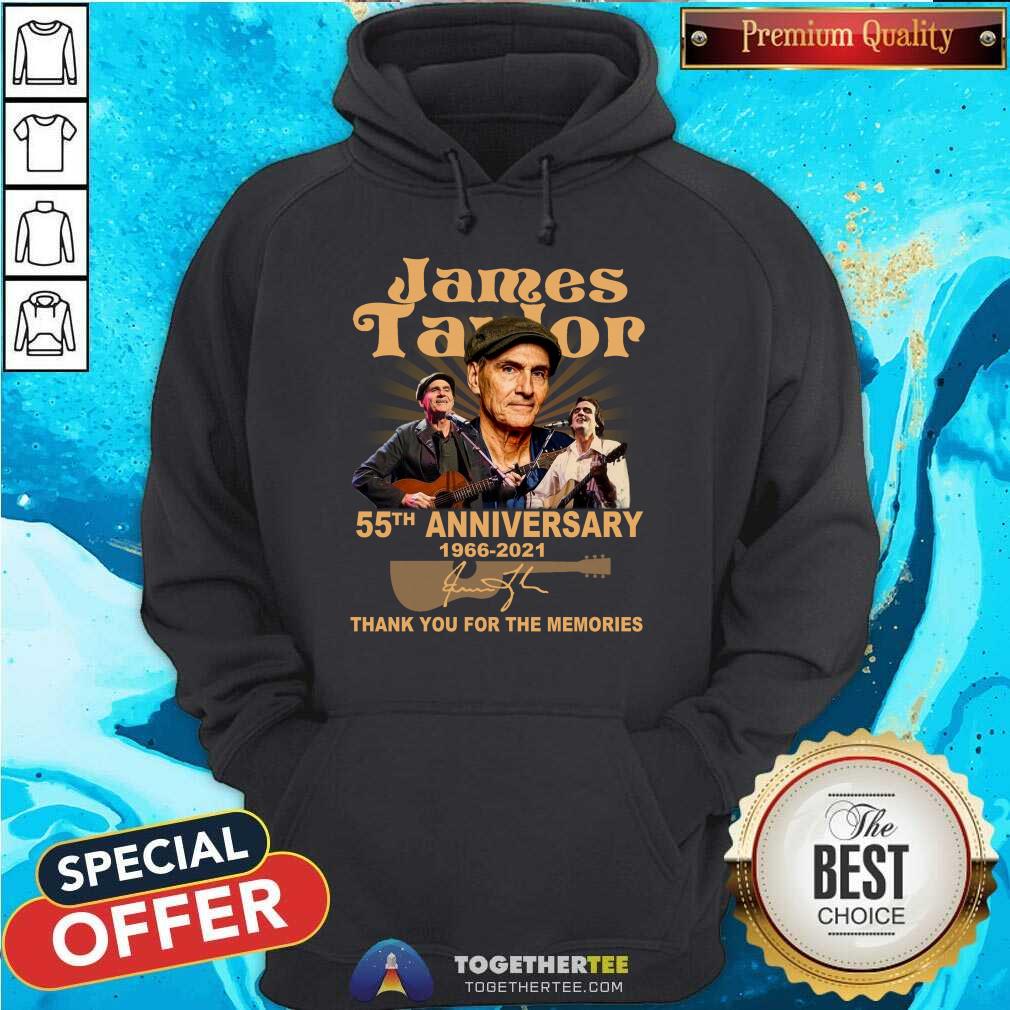 Top James Taylor 55th Anniversary Thank You For The Memories Signatures Shirt