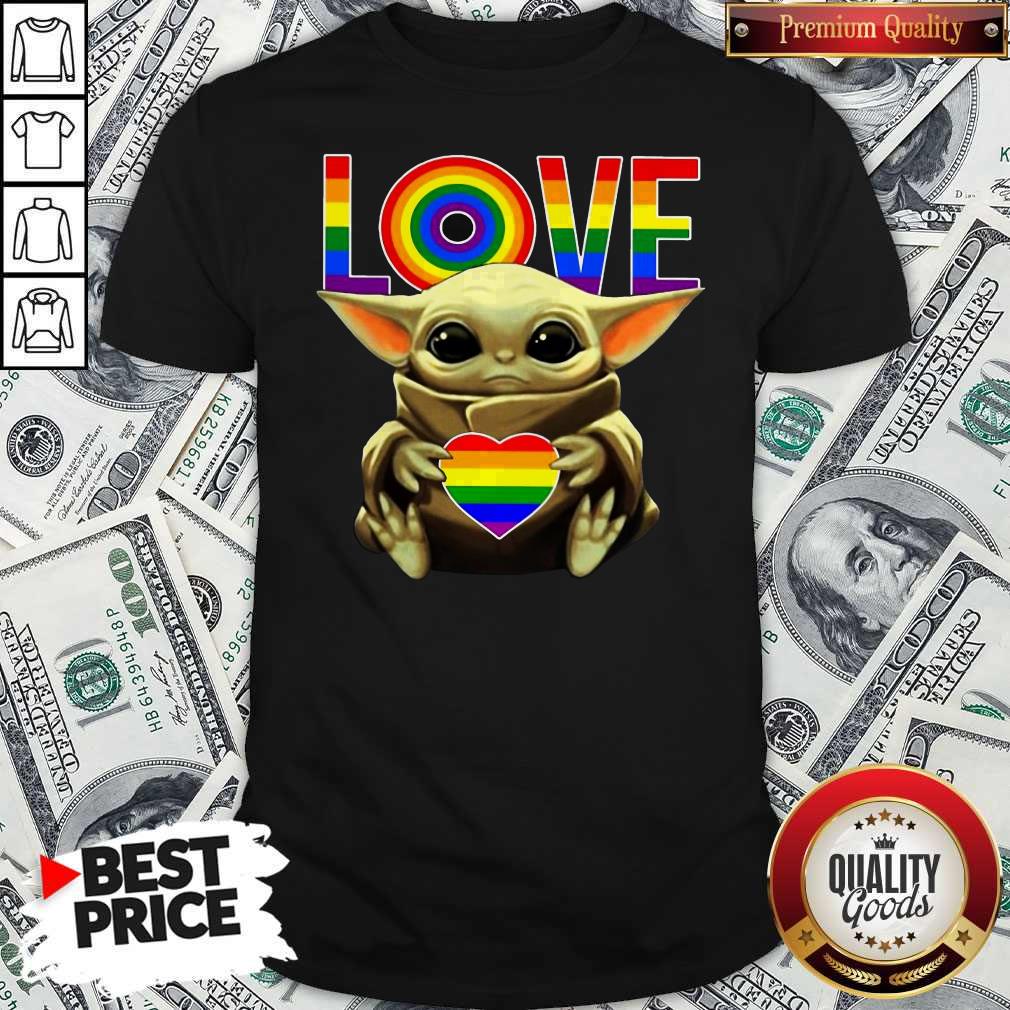 Top LGBT Love Baby Yoda Shirt