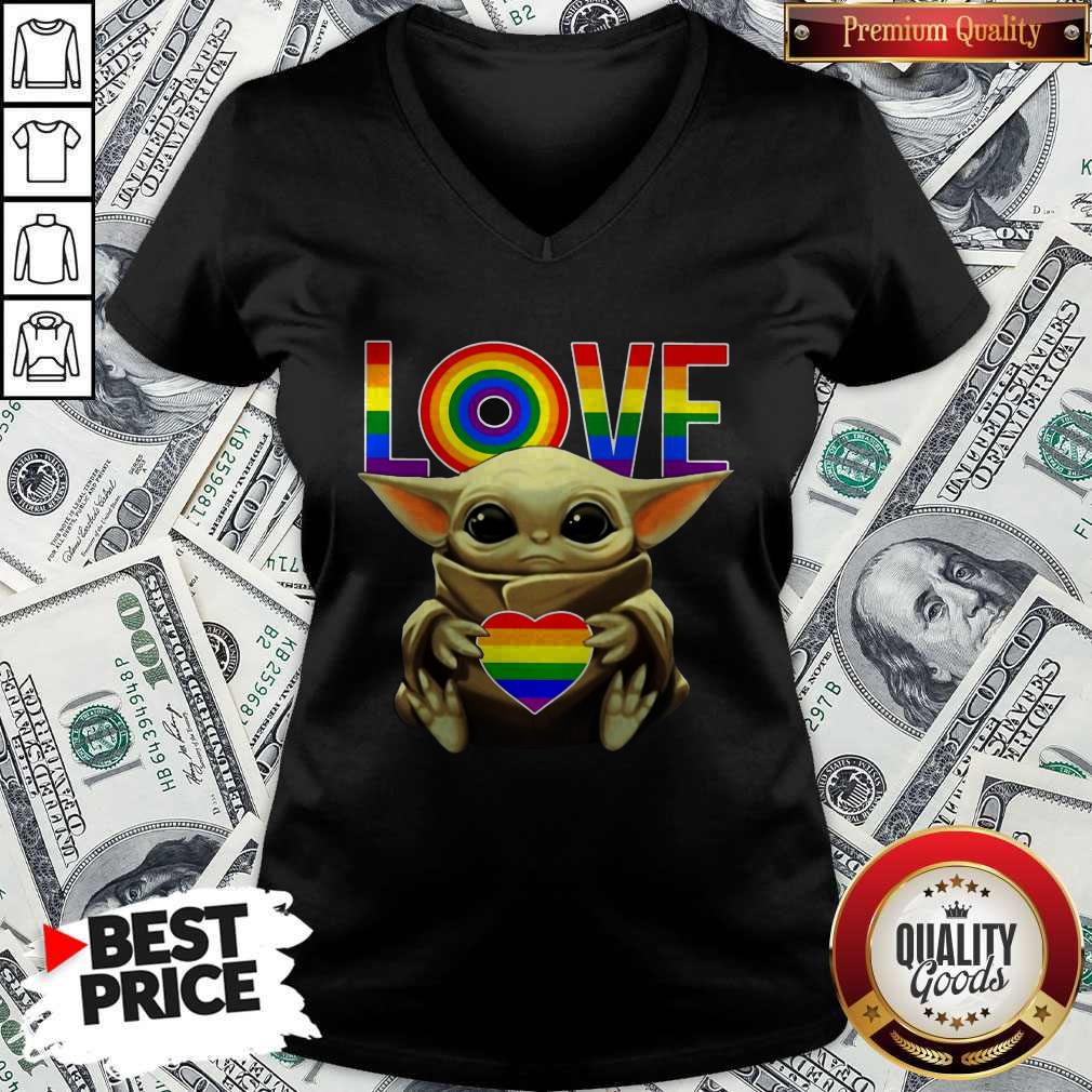 Top LGBT Love Baby Yoda Shirt