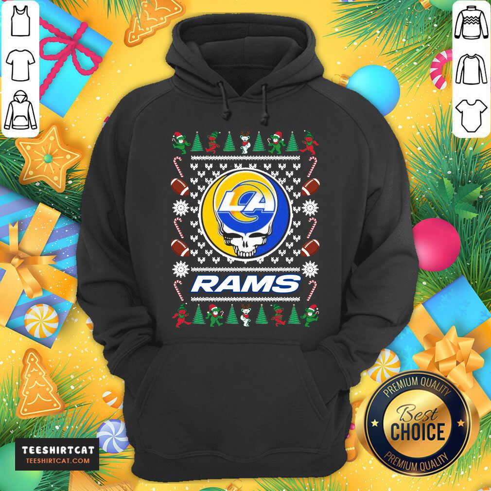 Top Los Angeles Rams Grateful Dead Ugly Christmas Sweater Shirt