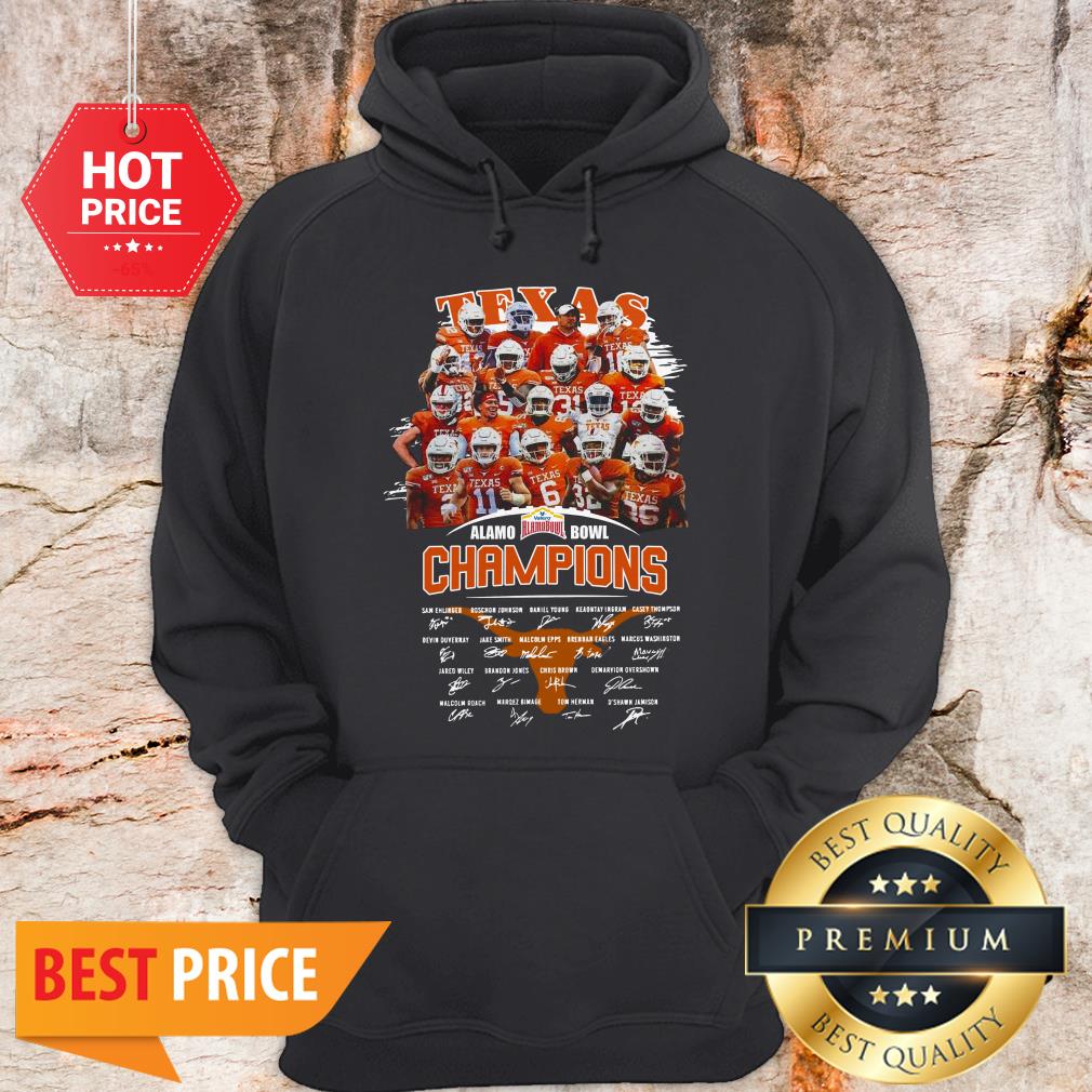Texas Longhorns Alamo Bowl Champions Signatures Shirt