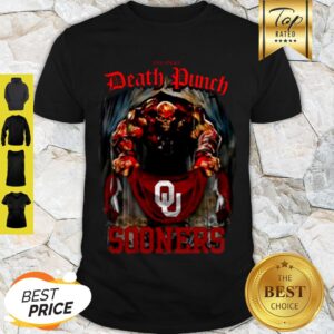 Five Finger Death Punch Holding Oklahoma Sooners Shirt