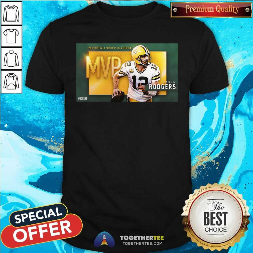 Funny Aaron Rodgers Mvp Pro Football Writers Of America 2021 Shirt