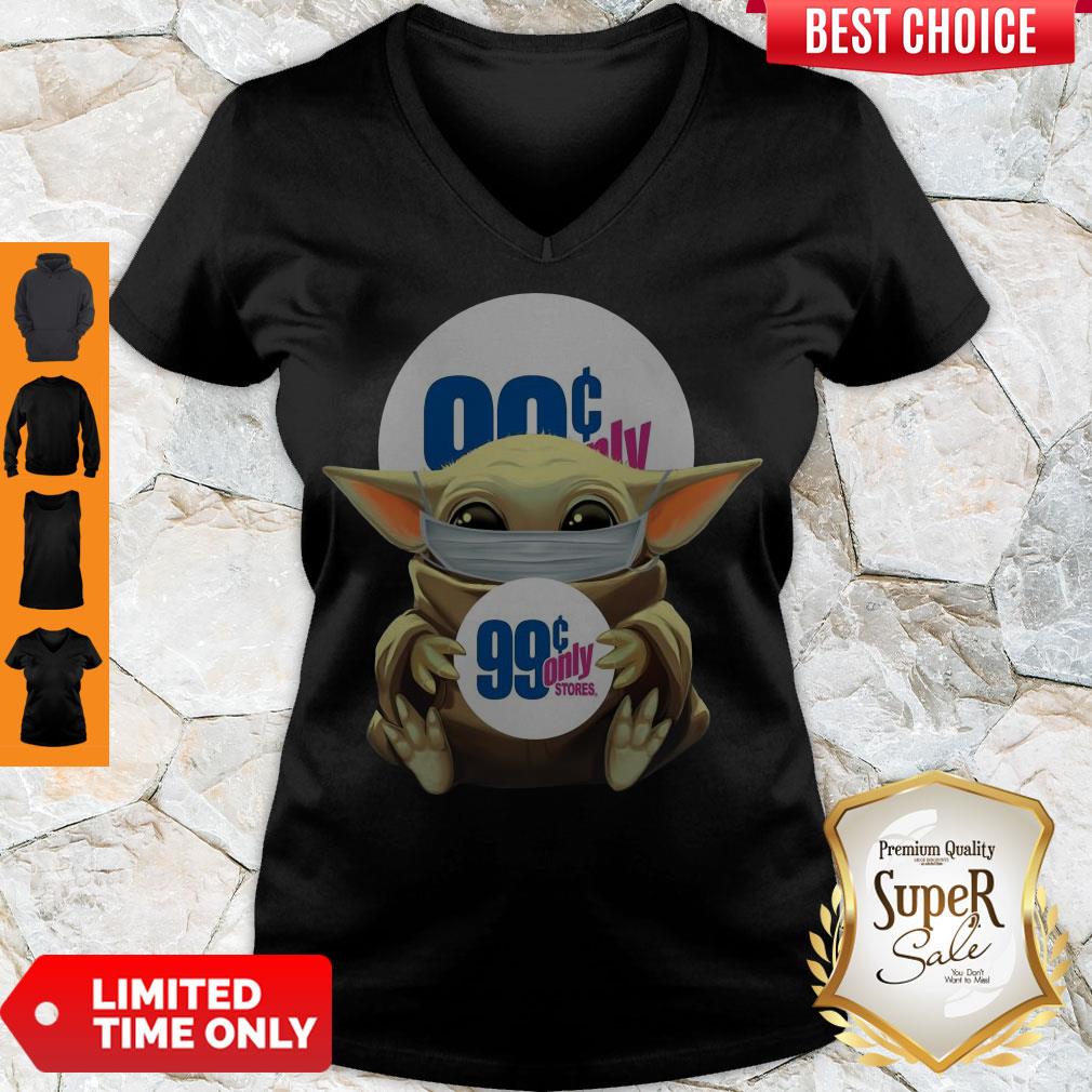 Funny Baby Yoda Face Mask 99 Only Shirt
