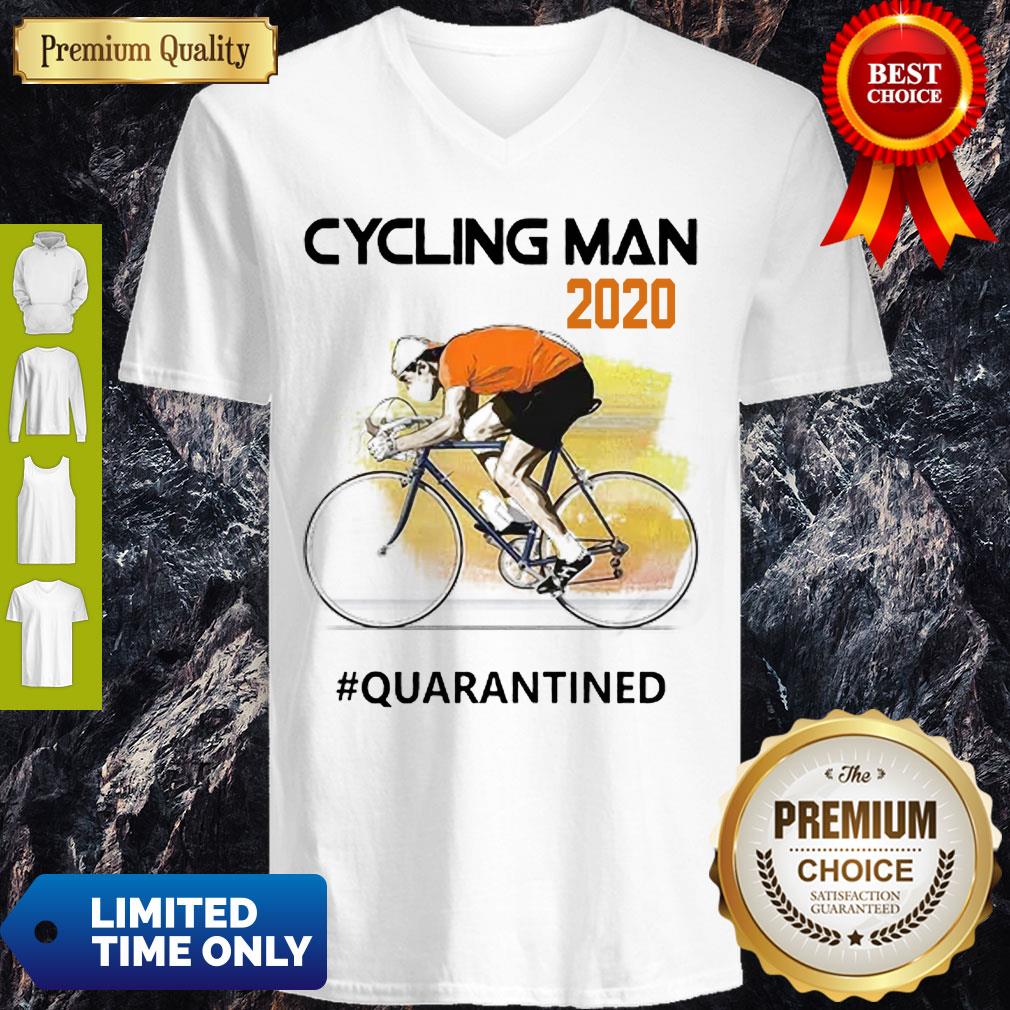 Nice Cycling Man Mask 2020 Quarantined Coronavirus Shirt