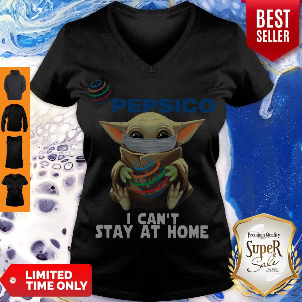 Premium Baby Yoda Mask Pepsico I Can’t Stay At Home Coronavirus Shirt
