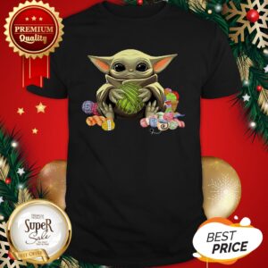 Official Baby Yoda Knitting And Crochet Quilting Shirt