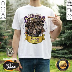 Cool 2020 NBA Champions Los Angeles Lakers 17 Champs Cartoon Shirt
