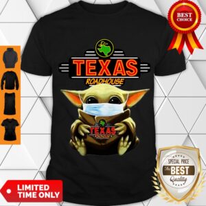 Awesome Star Wars Baby Yoda Hug Texas Roadhouse Covid-19 Shirt