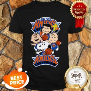 Peanuts Characters Mashup New York Knicks Shirt