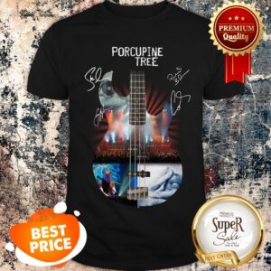 Nice Porcupine Tree Guitar Signatures Shirt