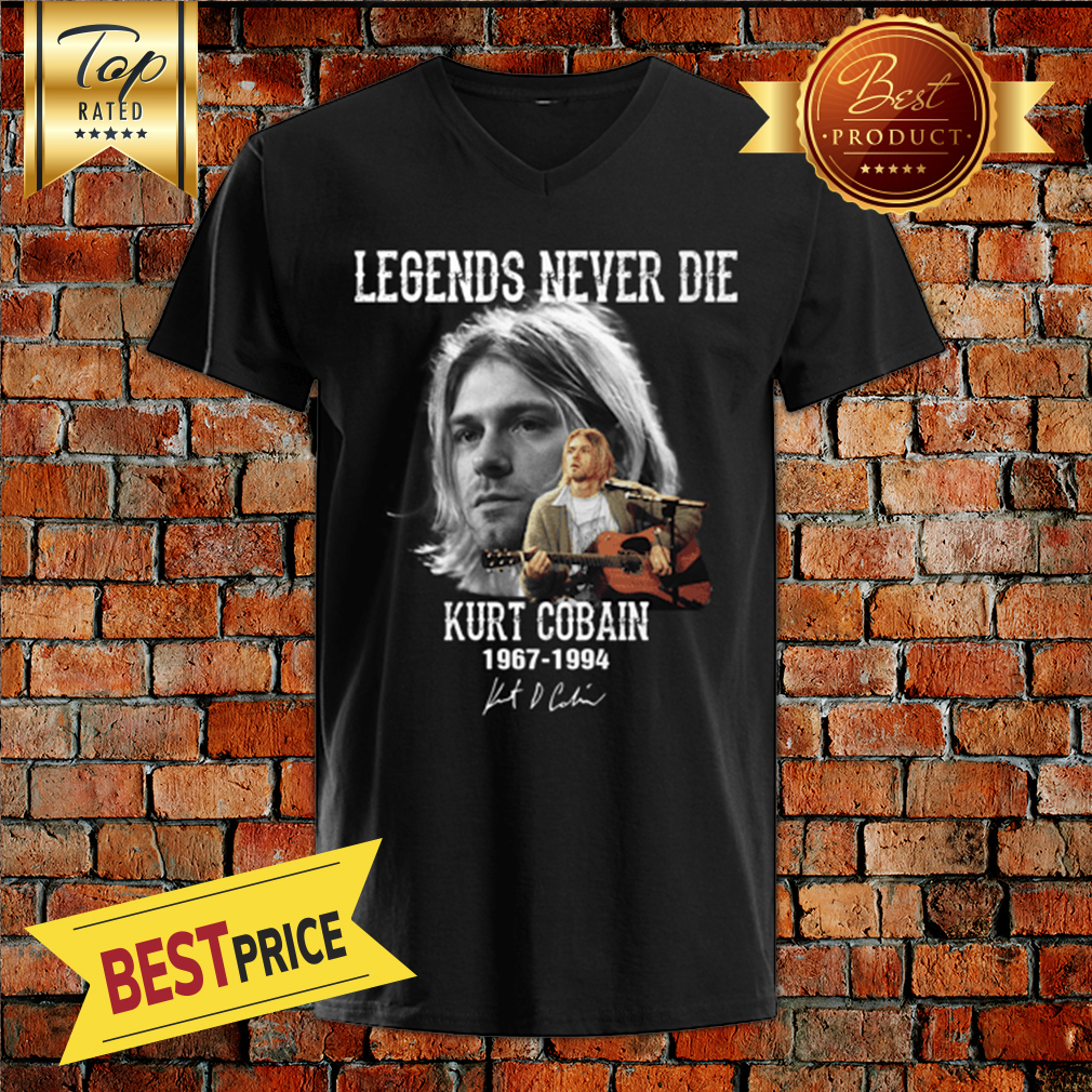 Legends Never Die Kurt Cobain 1967 1994 Signature shirt
