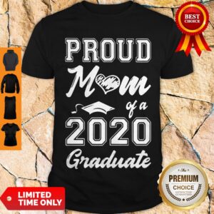 Official Proud Mom Of 2020 Graduate Shirt