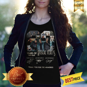 Official 20 Years Of Rascal Flatts 1999-2019 Thank You For The Memories Shirt