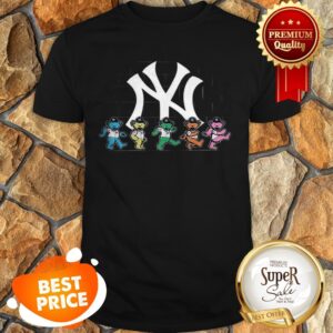 New York Yankees Grateful Dead Logo Bear Stealie Shirt