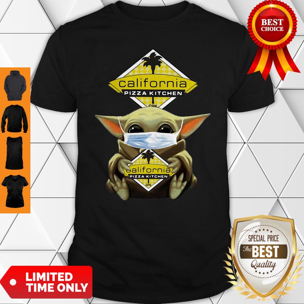 Star Wars Baby Yoda Face Mask Hug California Pizza Kitchen Shirt