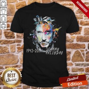 Perfect Johnny Hallyday 1943 2017 Shirt