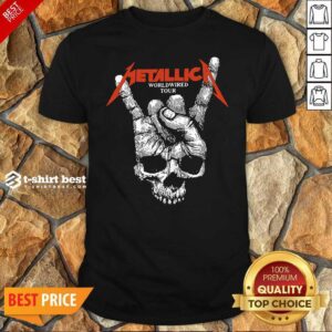 Top Hair Metallica Worldwired Tour Shirt