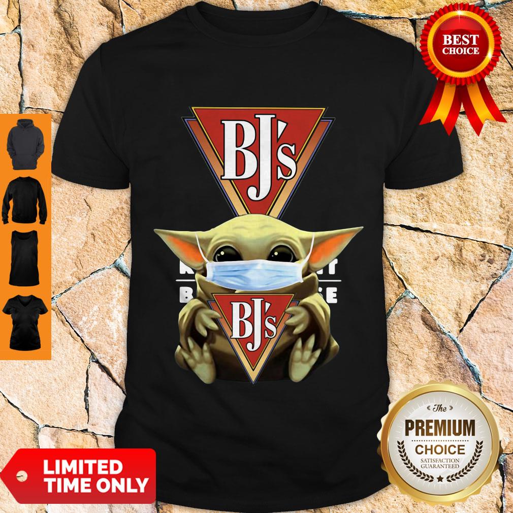 Funny Baby Yoda Mask BJ’s Restaurants Shirt