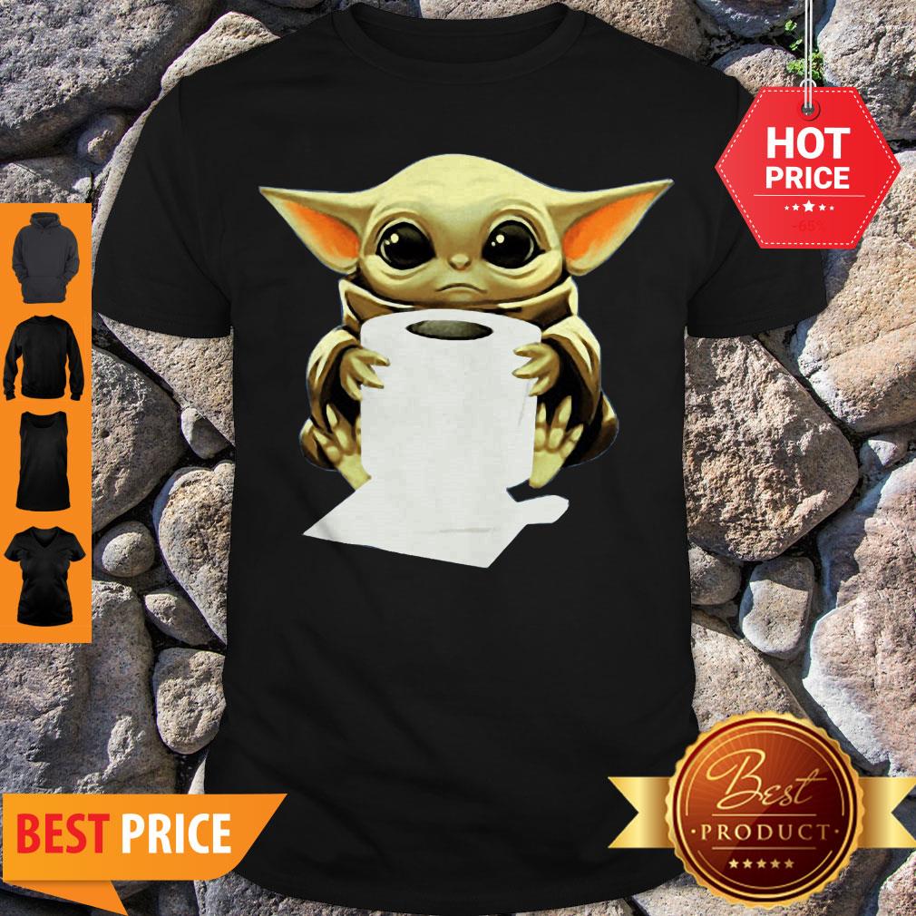 Official Baby Yoda Hug Toilet Paper Shirt