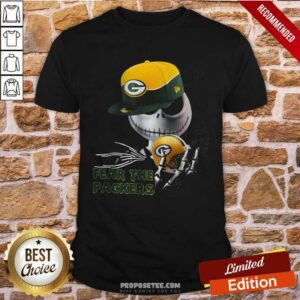 Pretty Jack Skellington Fear The Green Bay Packers Shirt