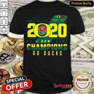 Oregon Ducks 2020 Rose Bowl Game Champions Go Ducks Shirt