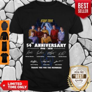 Star Trek 54th Anniversary 1966 2020 All Character Signature Shirt